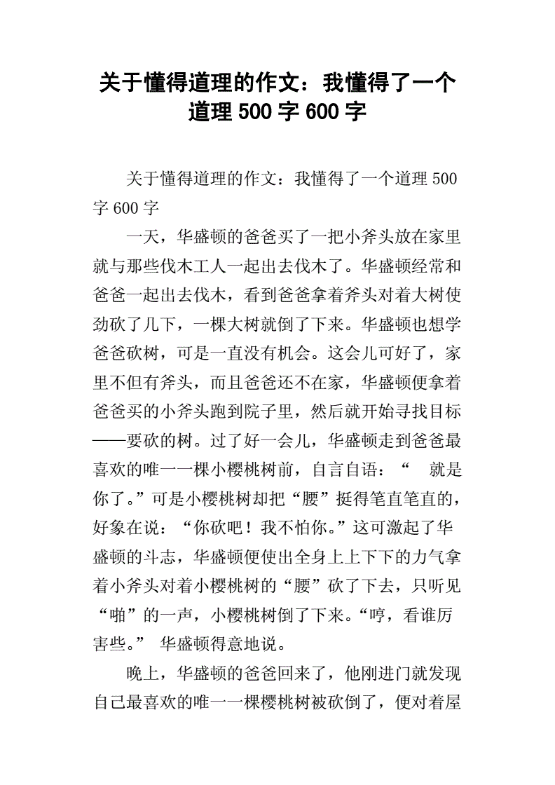 初中有哲理的作文(初中哲理类作文600字)